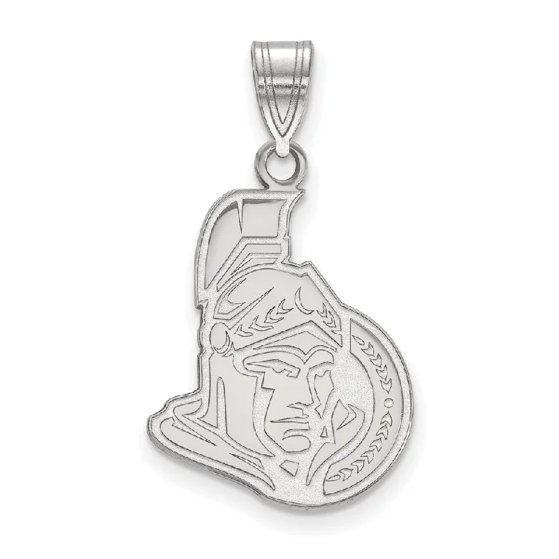 Luxury Meets Affordability – Jewelry Sale Now Live Sterling Silver NHL Ottawa Senators Large Pendant